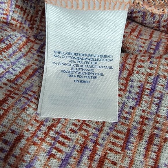 Lands' End Jacket Size S 6-8 Pockets Stretch Button Front Long Sleeve Multi NWT - Picture 7 of 8